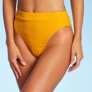 Xhilaration Ribbed High-waisted Bikini Bottoms Mix and Match